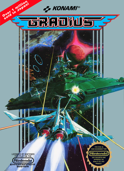 Gradius (Europe) box art
